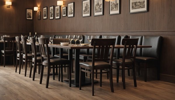 Les meilleures chaises wengé pour un restaurant à bastia